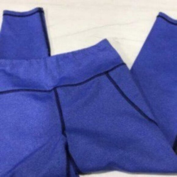 Loft Women Blue Straight Leg Pull On High Waist Comfortable Leggings Size Small - Picture 5 of 6